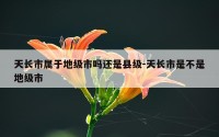 天长市属于地级市吗还是县级-天长市是不是地级市