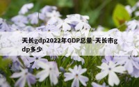 天长gdp2022年GDP总量-天长市gdp多少