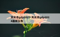 天长市gdp2023-天长市gdp2024最新公布
