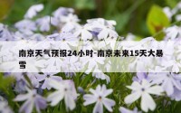 南京天气预报24小时-南京未来15天大暴雪