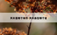 天长是哪个城市-天长县在哪个省
