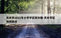 天长市2021年小学学区划分图-天长学区如何划分