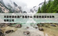 天尝地酒白酒广告是什么-天尝地酒深圳生物有限公司