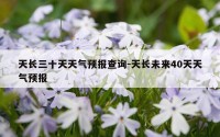 天长三十天天气预报查询-天长未来40天天气预报